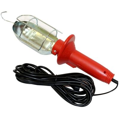 Lámpara portátil Osca 60700 E27 60W Cable 5m con Interruptor Lámpara portátil Osca 60700 E27 60W Cable 5m con Interruptor