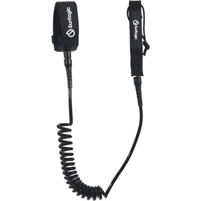 Surflogic Foil Coil Ankle - Schwarz - 6’ - Knöchel-Leine Surflogic Foil Coil Ankle - Schwarz - 6’ - Knöchel-Leine