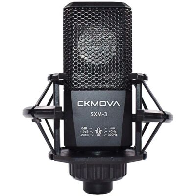 CKMOVA Sxm-3 Microphone à condensateur - Micro de studio professionnel - Publicité CKMOVA Sxm-3 Microphone à condensateur - Micro de studio professionnel - Publicité