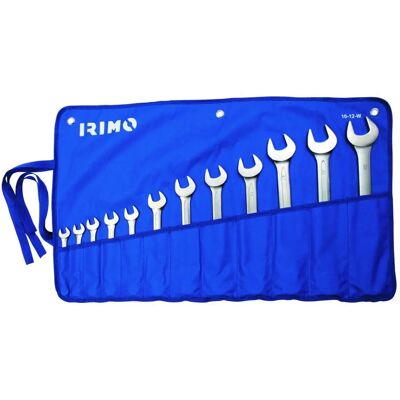 Irimo Set of 12 Fixed Wrenches - 6-32mm - 10-12-W Irimo Set of 12 Fixed Wrenches - 6-32mm - 10-12-W