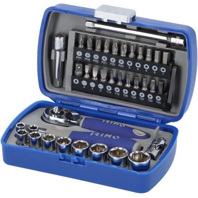 Irimo 37-teiliges Werkzeugsatz - Nüsse & Bits Irimo 37-teiliges Werkzeugsatz - Nüsse & Bits