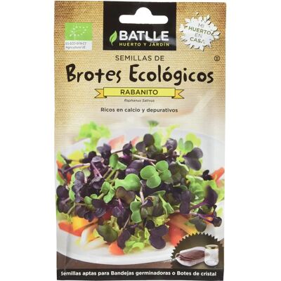 Brotes Rabanito Sango - Germinar 18 g Brotes Rabanito Sango - Germinar 18 g
