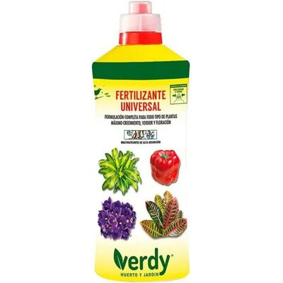 Fertilizzante Universale Verdy BigBuy Garden 1,25 L Fertilizzante Universale Verdy BigBuy Garden 1,25 L
