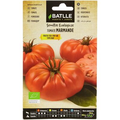 Semences Biologiques Marmande RAF de Batlle - Rendement Élevé - Publicité Semences Biologiques Marmande RAF de Batlle - Rendement Élevé - Publicité