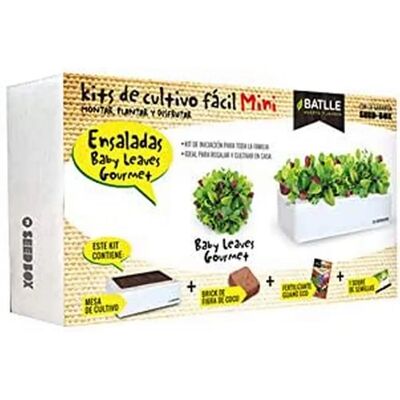 BATLLE Scatola di Semi Mini Insalate - Scatola di Semi BATLLE Scatola di Semi Mini Insalate - Scatola di Semi