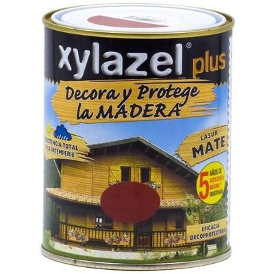 Teinture Bois Ébène Xylazel - Fini Mat - 375ml - Publicité Teinture Bois Ébène Xylazel - Fini Mat - 375ml - Publicité