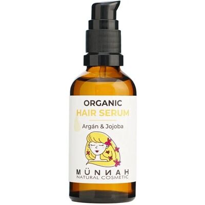 Münnah Natürliches Haarserum Jojoba & Argan 50ml - Haarserum Münnah Natürliches Haarserum Jojoba & Argan 50ml - Haarserum