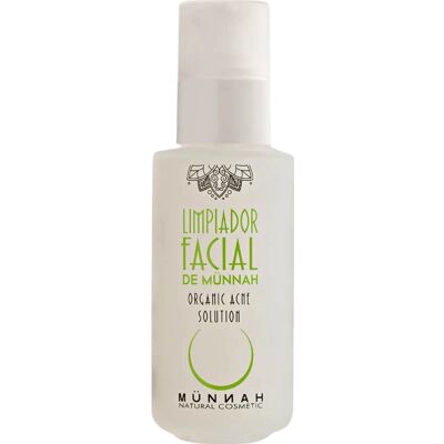Limpiador Facial Acne Solution de Münnah Natural Cosmetics - 125ml, para piel grasa Limpiador Facial Acne Solution de Münnah Natural Cosmetics - 125ml, para piel grasa
