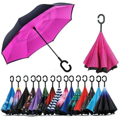 Generic - Double-Layer Inverted Umbrella - Plegable Generic - Double-Layer Inverted Umbrella - Plegable