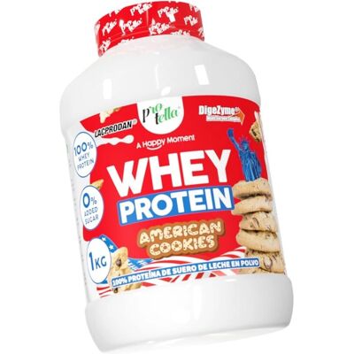 Protella Proteína de Suero de Leche 1kg - Sabor American Cookie Protella Proteína de Suero de Leche 1kg - Sabor American Cookie