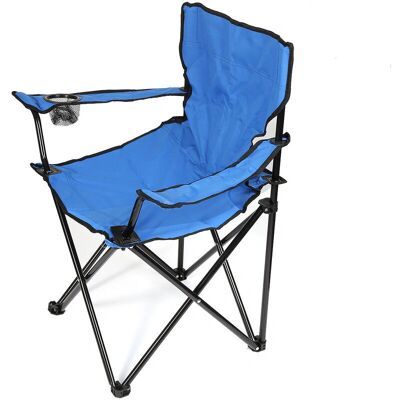 HALOYO - Folding Camping Chair - Blau - Getränkehalter - Campingstuhl HALOYO - Folding Camping Chair - Blau - Getränkehalter - Campingstuhl