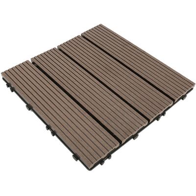 HALOYO - 11pc WPC Terrace Tiles - Terrassenfliese HALOYO - 11pc WPC Terrace Tiles - Terrassenfliese