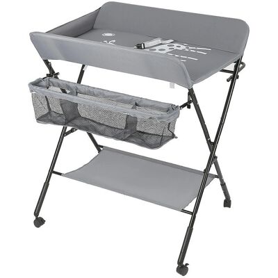 HALOYO - PieghevolePannolinoPortatile - Grau - Faltbar - Changing Table HALOYO - PieghevolePannolinoPortatile - Grau - Faltbar - Changing Table