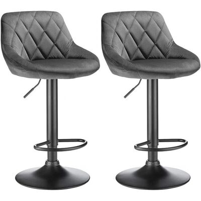 HALOYO - HALOYO 2 - Grau - 89-109 cm - Bar Stool HALOYO - HALOYO 2 - Grau - 89-109 cm - Bar Stool