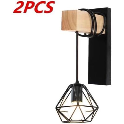 HALOYO - Cafe Office 16 - Metallkäfig - Schwarz - Wandlampe HALOYO - Cafe Office 16 - Metallkäfig - Schwarz - Wandlampe