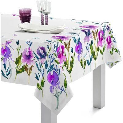 Happy Friday Midnight iris Multicolour Tablecloth - Tablecloth Happy Friday Midnight iris Multicolour Tablecloth - Tablecloth
