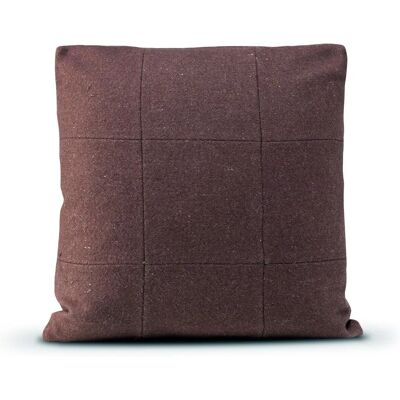 Housse de coussin Bordeaux - Carré en feutre - 50x50cm Housse de coussin Bordeaux - Carré en feutre - 50x50cm