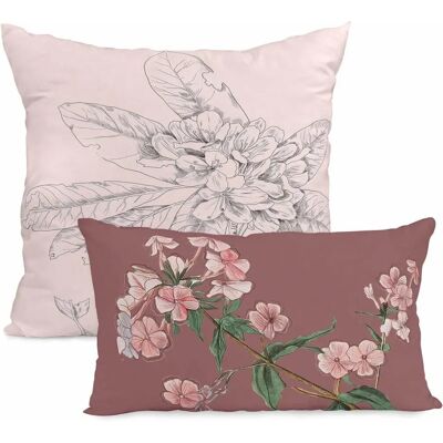 HAPPYFRIDAY Blooming Multicolor Cushion Cover Set - Pillowcases HAPPYFRIDAY Blooming Multicolor Cushion Cover Set - Pillowcases