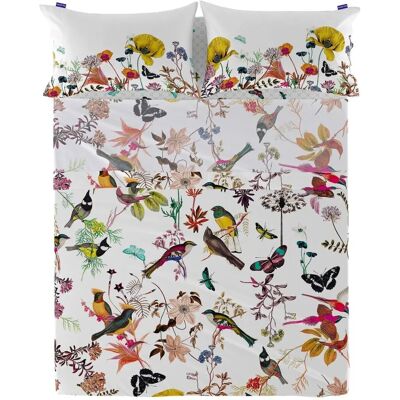 HappyFriday Birds of Paradise Multicolor Bed Sheet - Bed Sheet HappyFriday Birds of Paradise Multicolor Bed Sheet - Bed Sheet
