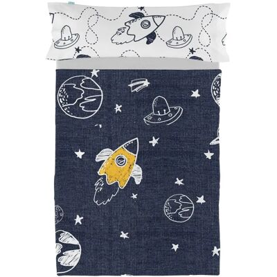 Happyfriday Mr Fox Starspace Wielokolorowy Zestaw Pościeli - Łóżko 105cm Happyfriday Mr Fox Starspace Wielokolorowy Zestaw Pościeli - Łóżko 105cm