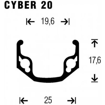 Ruota Anteriore Gurpil Cyber 20 - Tipo di Ruota Ruota Anteriore Gurpil Cyber 20 - Tipo di Ruota