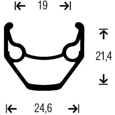 Gurpil Xm-1 29 V/freno Cassette 8-11v - Ruota Posteriore MTB Gurpil Xm-1 29 V/freno Cassette 8-11v - Ruota Posteriore MTB