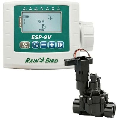 Rain Bird - Kit di Irrigazione Automatica WPX1 a Batteria - 1 Zona Rain Bird - Kit di Irrigazione Automatica WPX1 a Batteria - 1 Zona