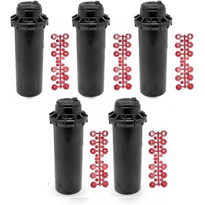 Paquete de aspersores Hunter PGP-ADJ 3/4" - Rociador para riego de tamaño pequeño y mediano Paquete de aspersores Hunter PGP-ADJ 3/4" - Rociador para riego de tamaño pequeño y mediano