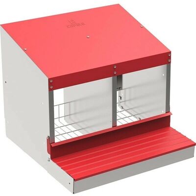 Suinga Poulailler zincato 2 scomparti - 53x50x44 cm Suinga Poulailler zincato 2 scomparti - 53x50x44 cm