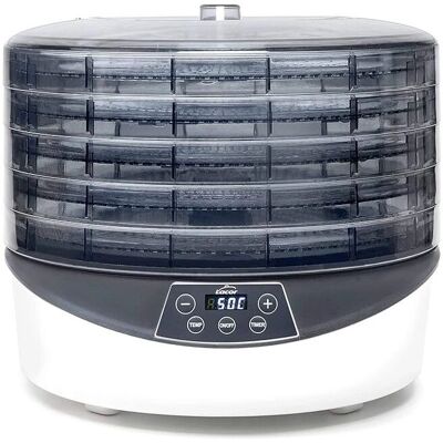 SUINGA - Deshidratador giratorio - 5 bandejas - Giro 360° - Dehydrator SUINGA - Deshidratador giratorio - 5 bandejas - Giro 360° - Dehydrator