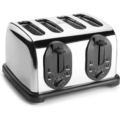 Tostadora Suinga Curve Acero Inoxidable - 4 Rebanadas - 1750W Tostadora Suinga Curve Acero Inoxidable - 4 Rebanadas - 1750W