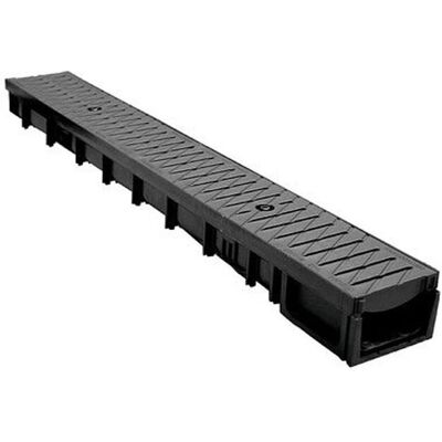 Kit de canaleta de drenaje SUINGA - Duradero polipropileno para jardín y terraza Kit de canaleta de drenaje SUINGA - Duradero polipropileno para jardín y terraza