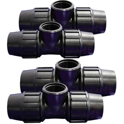 SUINGA 75mm x 2 1/2'' Conector de Polietileno - Riego y Fontanería SUINGA 75mm x 2 1/2'' Conector de Polietileno - Riego y Fontanería