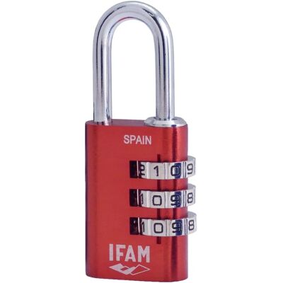 IFAM Combi30 Czerwony Aluminium Chrom - Zamek IFAM Combi30 Czerwony Aluminium Chrom - Zamek