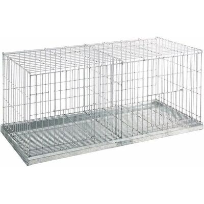 SUINGA Gabbia per Uccelli - 100x42x47 cm - 2 Dipartimenti SUINGA Gabbia per Uccelli - 100x42x47 cm - 2 Dipartimenti