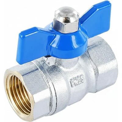 SUINGA 1'' Metallische Schmetterlingskugelhahn - Wasserfluss SUINGA 1'' Metallische Schmetterlingskugelhahn - Wasserfluss