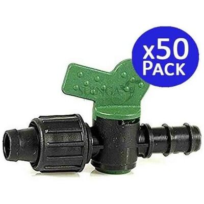 SUINGA - Valvola di irrigazione 16mm Pack 50 SUINGA - Valvola di irrigazione 16mm Pack 50