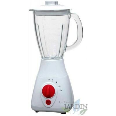 SUINGA Licuadora de vaso de 550 w, 1,5 litros, 4 velocidades y jarra de vidrio SUINGA Licuadora de vaso de 550 w, 1,5 litros, 4 velocidades y jarra de vidrio