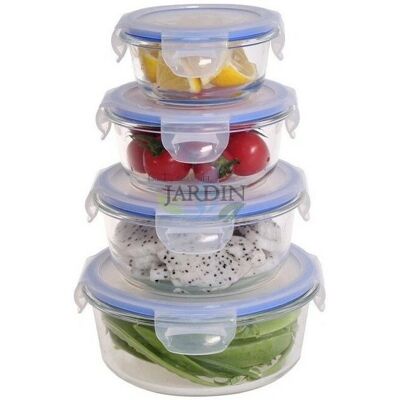 SUINGA - Set 4 - Vetro - 210-400-650-950 ml - Lunch boxes SUINGA - Set 4 - Vetro - 210-400-650-950 ml - Lunch boxes