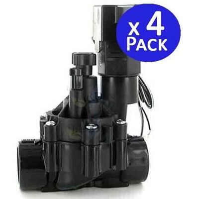 Rain Bird 100DVF Elettrovalvola di irrigazione 4 pezzi - Sistema di irrigazione Rain Bird 100DVF Elettrovalvola di irrigazione 4 pezzi - Sistema di irrigazione