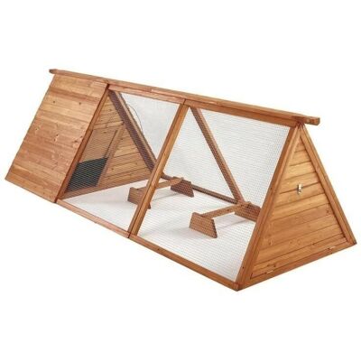Suinga Modello 280x100x80cm Casetta in Legno per Polli - Durevole, Facile da Pulire Suinga Modello 280x100x80cm Casetta in Legno per Polli - Durevole, Facile da Pulire