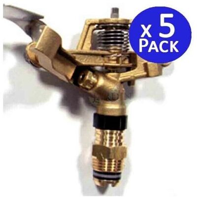 Suinga Pack 5 Spruzzatori Circolari in Ottone - Irrigazione Giardino Suinga Pack 5 Spruzzatori Circolari in Ottone - Irrigazione Giardino