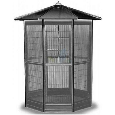 Suinga - Gabbia per Uccelli Ottagonale 150x235cm Galvanizzata Suinga - Gabbia per Uccelli Ottagonale 150x235cm Galvanizzata