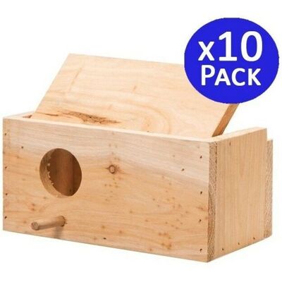 Suinga - Nido de madera para pájaros 20x10x10cm Suinga - Nido de madera para pájaros 20x10x10cm