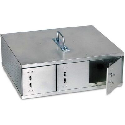 SUINGA Gabbia per Furetti - Acciaio zincato 3 scomparti - 36x30x13 cm SUINGA Gabbia per Furetti - Acciaio zincato 3 scomparti - 36x30x13 cm