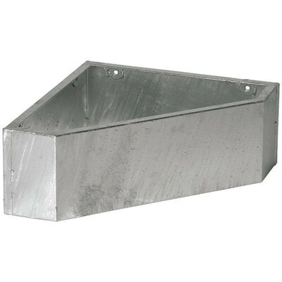 Suinga Mangime d'Angolo per Cavalli 8L - Acciaio Zincato, 50x37x21 cm Suinga Mangime d'Angolo per Cavalli 8L - Acciaio Zincato, 50x37x21 cm