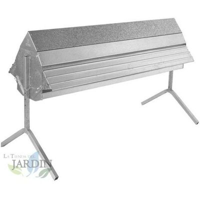SUINGA Mangiatoia zincata per pecore e capre - 208x80cm - 110kg SUINGA Mangiatoia zincata per pecore e capre - 208x80cm - 110kg