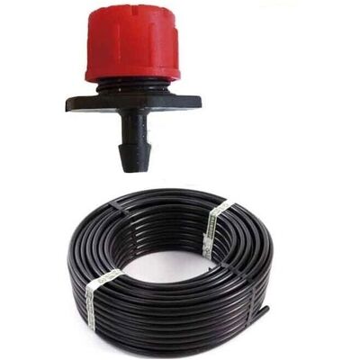 Tubo Gocciolatore Suinga 16mm x 100m Nero - Gocciolatori Regolabili Tubo Gocciolatore Suinga 16mm x 100m Nero - Gocciolatori Regolabili