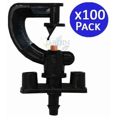 Marca Generica Microirrigatore con angolo fisso 180° - Confezione 100 Marca Generica Microirrigatore con angolo fisso 180° - Confezione 100
