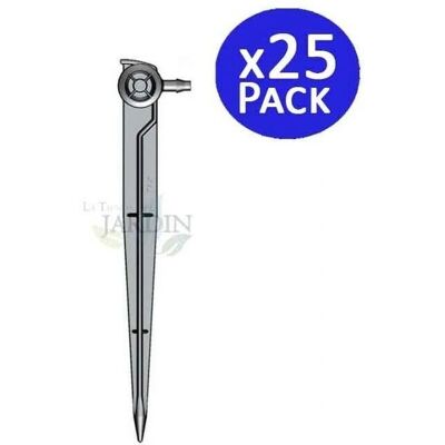 SUINGA Gocciolatore autocompensante con paletto - 4L/h Pack 25 SUINGA Gocciolatore autocompensante con paletto - 4L/h Pack 25
